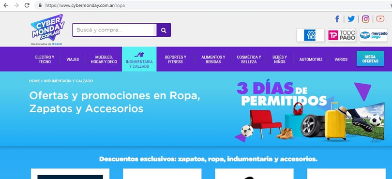 Se facturaron 7213 millones de pesos durante el CyberMonday Se facturaron 7213 millones de pesos durante el CyberMonday