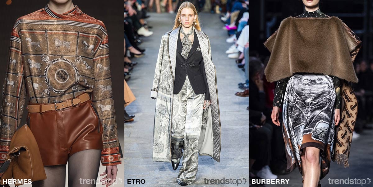Estampados tendencia de moda femenina para la temporada Fall Winter 2019-20 Estampados tendencia de moda femenina para la temporada Fall Winter 2019-20