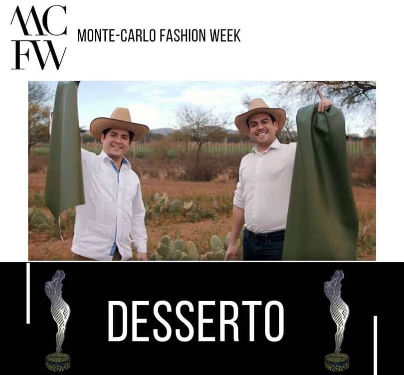Piel de nopal mexicana gana premio en Monte-Carlo Fashion Week Piel de nopal mexicana gana premio en Monte-Carlo Fashion Week