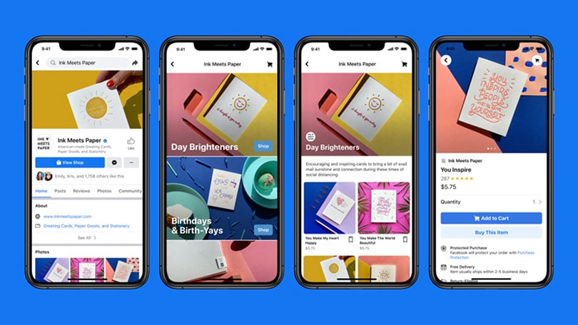 Facebook sale en auxilio de las Pymes con “Facebook Shops” Facebook sale en auxilio de las Pymes con “Facebook Shops”